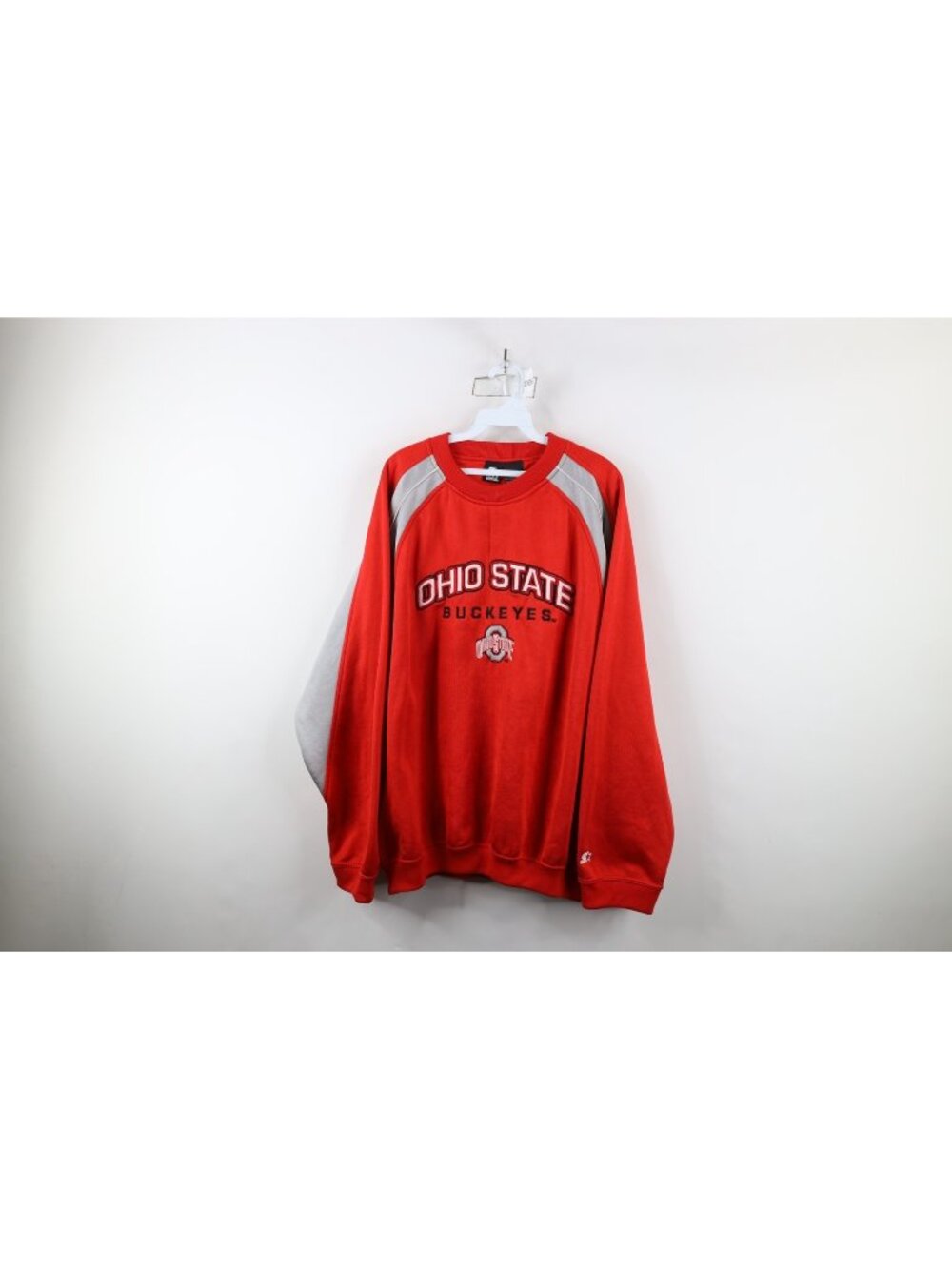 Vtg 90s Starter Mens XL Spell Out Heavyweight Ohio State University Sweatshirt